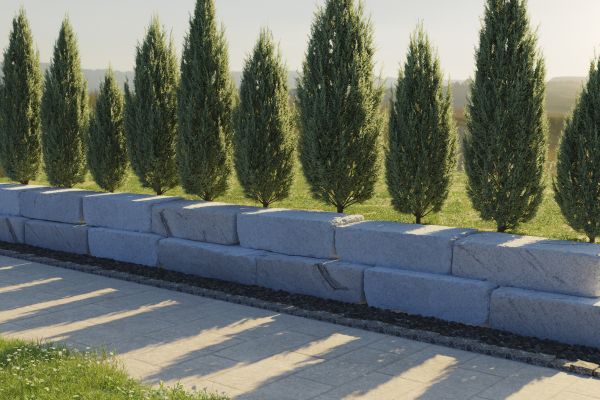 Border Blocks Installation in Santa Maria