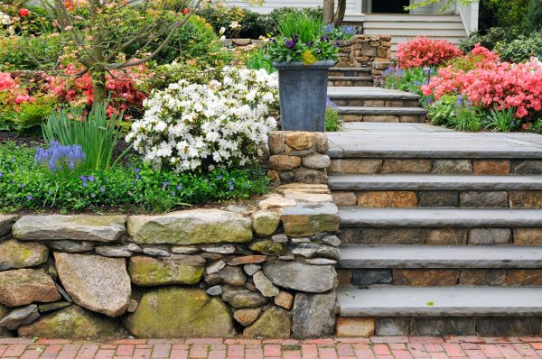 Stone Stairs Repair in Santa Maria