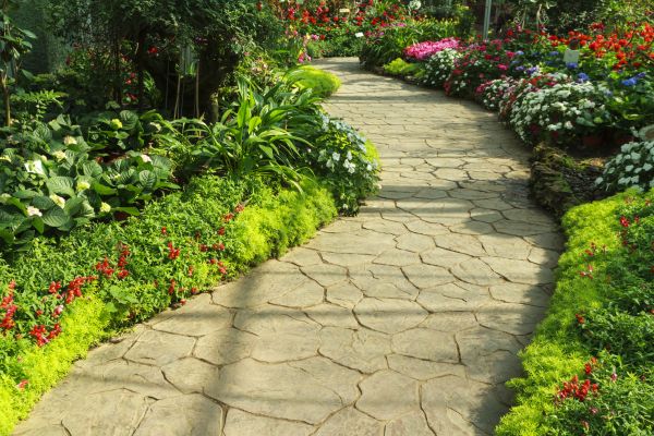 Stone Pathway Repair in Santa Maria