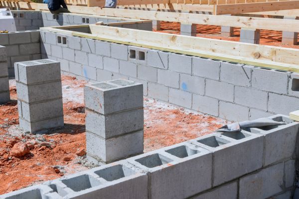 Cement Block Installation in Santa Maria